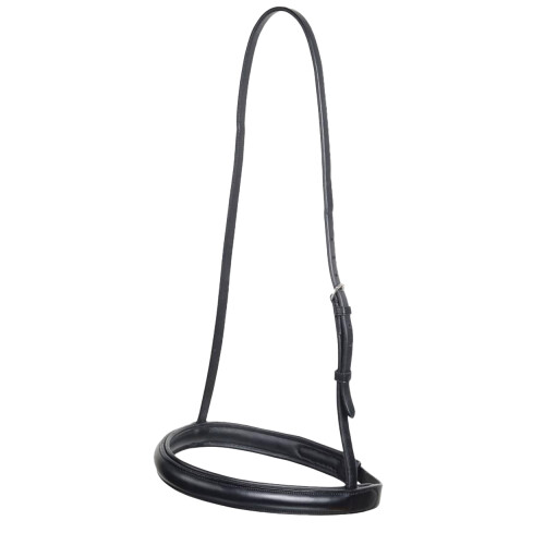 Collegiate Mono Crown Padded Raised Leather Cavesson Bridle