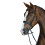 Collegiate Mono Crown Padded Raised Leather Cavesson Bridle 2