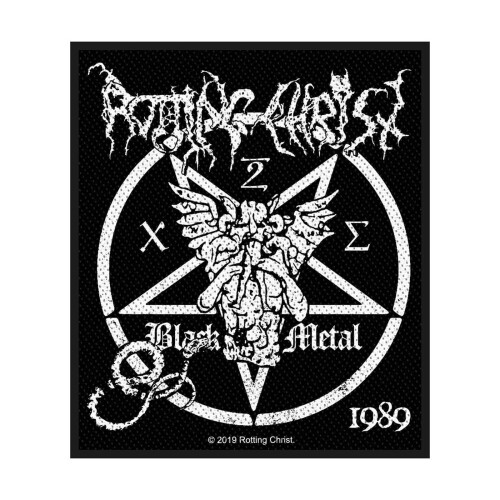 Rotting Christ Black Metal Woven Patch