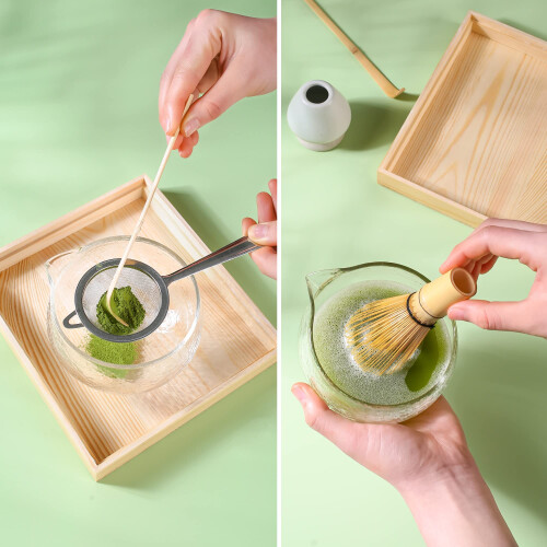 Bamboo Matcha Whisk Kit, Matcha Tea Set, Bamboo 1