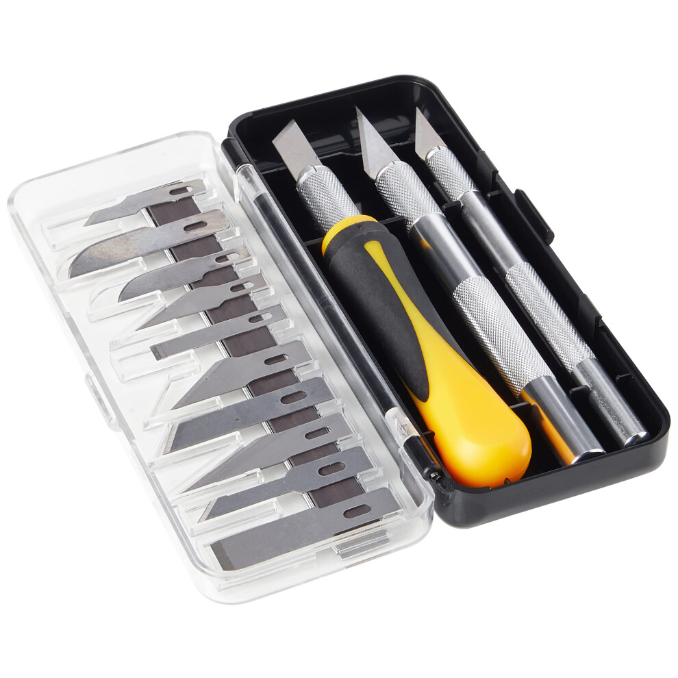 Modelcraft Pkn3305/S Precision Craft Knife Set Silver 16 Piece