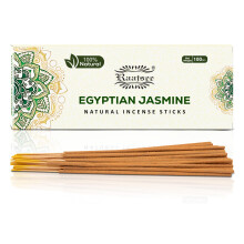 Raajsee Jasmine Flower Natural Incense Sticks 100 Gm Pack-100% Pure Organic Natural Hand Rolled Free from Chemicals-Perfect for Church,Aroma Therapy,