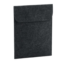 (One Size, Charcoal Melange) Bagbase Felt Tablet Sleeve