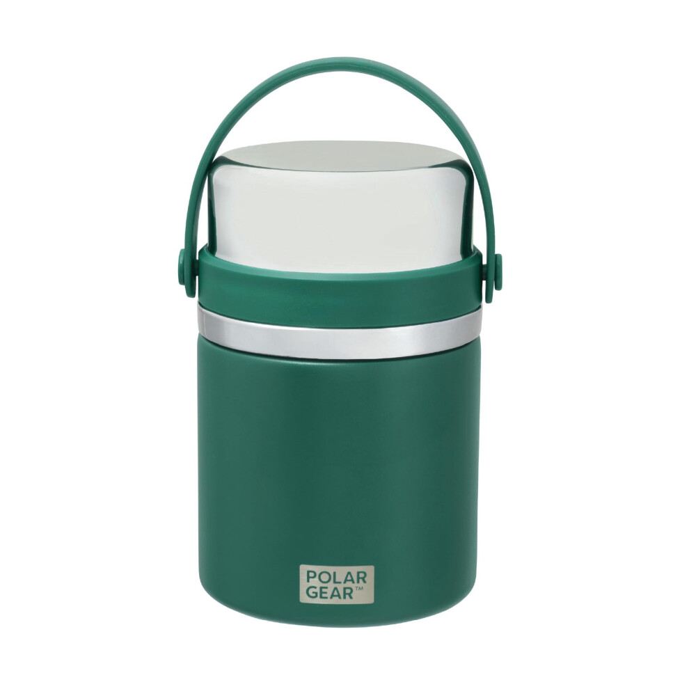 Polar Gear 600Ml Hot Food Flask & Foldable Spoon - Vacuum Insulated Double Wall Stainless Steel Thermos Soup Flask Jars Leakproof And Bpa Free - Lunc
