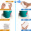 Dr.Hygi Magic Eraser Sponge 6 Pack, Extra High-Density Cleaning Sponges 3