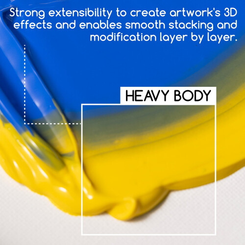 MEEDEN Acrylic Paint Blue Pale: 100ml Heavy Body 2