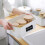 GAOHAN 12 Pcs Plastic Storage Boxes with Handles 3 Colours Storage Bas 6