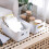 GAOHAN 12 Pcs Plastic Storage Boxes with Handles 3 Colours Storage Bas 5