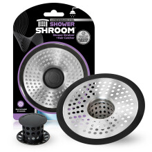 ShowerShroom Ultra Revolutionary Shower Hair Catcher Drain Protector Stainl