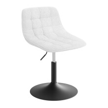 WOLTU Dressing Table Stool Swivel Modern Vanity Chair, Height Adjustable Bedroom Chairs and Stools, Breakfast Bar Stool for Kitchen Counter Desk Bedr