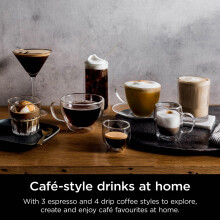 Ninja Luxe Premier 3-in-1 Coffee Machine, Latte, Cappuccino, Cold Brew & Espresso Maker With Built in Bean Grinder & Milk Frother, Easy to Use, 4 Auto