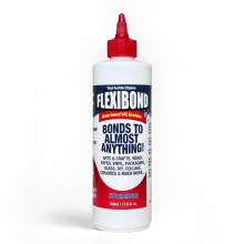 Flexibond PVA/VAE Extra Strong Arts & Crafts Glue - Transparent, Flexible, Non-Toxic, Dries Clear - Ideal for Paper, Card, Wood, C