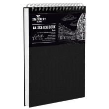 STATIONERY ISLAND Sketch Book A4 200GSM 100 Pages 50 Sheets Sketch Pad Art