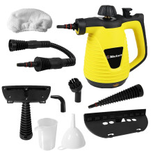 Belaco Handheld Steam Cleaner 1050W, Pressurised Multi-Purpose Steam Cleaner with 9 Accessories, Upholstery & Multi-Surface Steamer for Home, Sofa, B