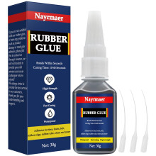 30g Rubber Glue, Waterproof Rubber Cement, Adhesive for Shoes, Tires, Boots, Belts, DIY Crafts