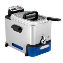 Tefal Oleoclean Pro, 3.5L Oil Capacity, Patented Filtration System, Easy to Clean, 1.2 kg of Food, 6 Portions, 2300W, Stainless Steel with Removable