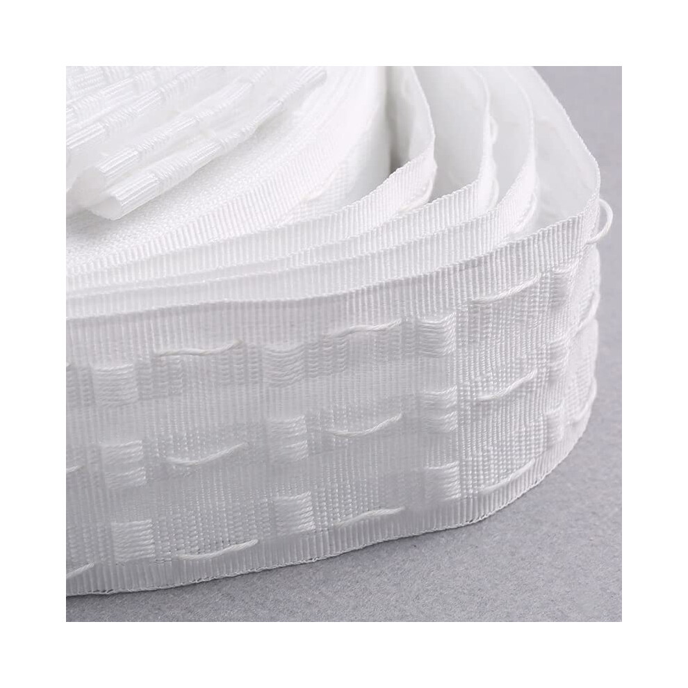 Hoonng 3" Pencil Pleat Curtain Header Tape, 12 Metres 54998629