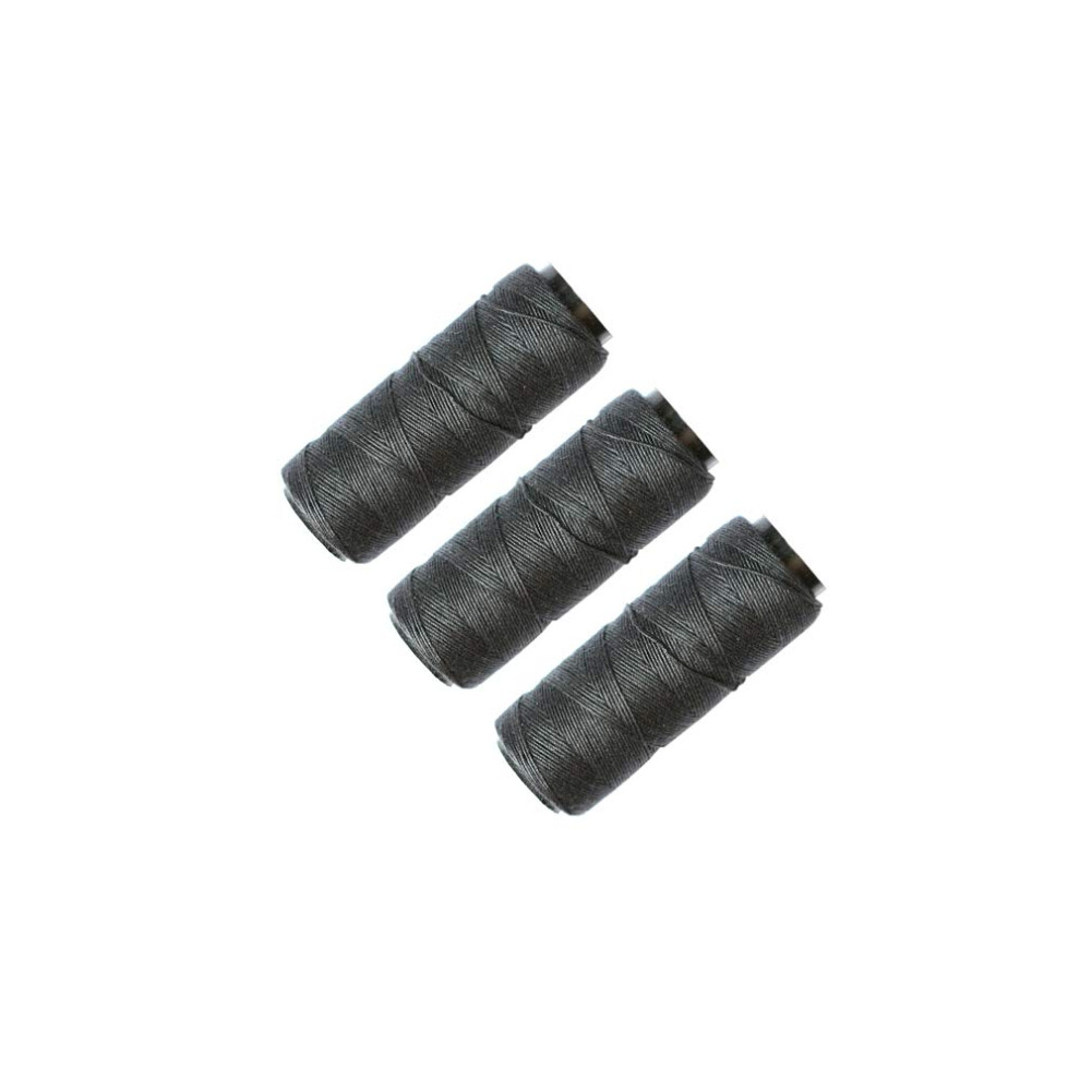 Yantaisiyu Unisex Black 3 Rolls Sewing Thread For Hair Weave Bundles, Hair Extensions, Sewing Hair Weft, Making Wig Diy Weaving Thread (Black)