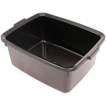 Addis Plastic Butler Large Rectangular Bowl - Soft Black - 12.5 Litre