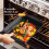 Kitchen Academy 17pcs Induction Hob Pan Set, Black Granite Cookware Sets 5