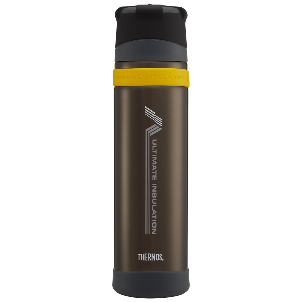 Thermos - Charcoal Ultimate Flask (900Ml), Reusable Insulated Stainless Steel Thermal Coffee Cup For Hot Or Cold Drinks