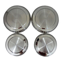 EFG 4 Piece Stainless Steel Hob Cover Protector Lid Set