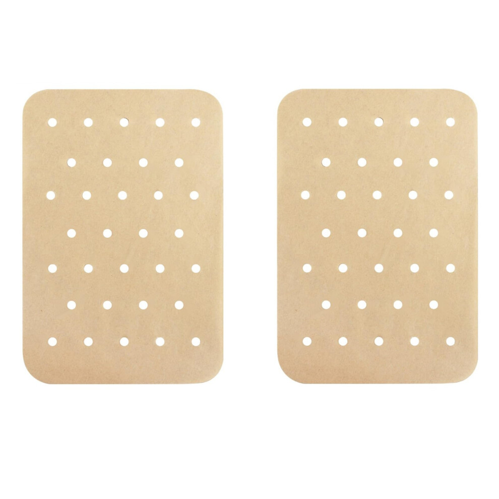 Lanjue 120 Pcs Air Fryer Paper Liners, Air Fryer Liners Compatible With Ninja Foodi Dual Air Fryer, Nonstick Perforated Parchment Paper Compatible With Ninj