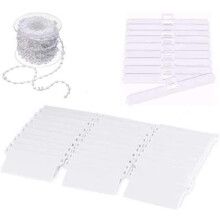 Vertical Blind 89mm Vertical Blind Bottom Weights Top Hangers and Bottom Chain Repair KIT (30)
