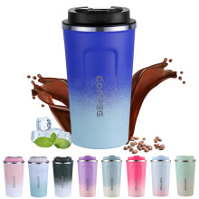 EACHPT Travel Mug, 510ml Coffee Travel Mug with Leakproof Lid,Stainless Steel Thermal Cups for Hot Drinks,Reusable Vacuum Insulated Coffee Cups, Trav