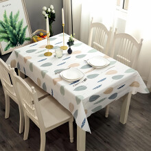 2pcs 137*180cm Plastic Tablecloths Waterproof PVC Table Cloth Wipeable Rectangular,Leaves Table Cover Wipe Clean Square Oil Cloth Outdoor Tablecloth