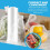 500 x Clear Plastic Freezer Bags on Roll 5