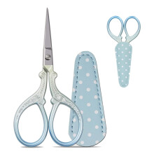 1PCS Embroidery Scissors Small Craft Stainless Steel Scissors,Stainless Steel CraftScissors for Sewing Threading Needlework Handicraft Trimming with