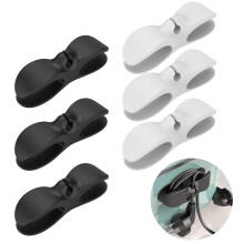 Upgraded Cord Organizer, 6PCS Cord Organizer for Kitchen Appliances Self Adhesive Cable Cord Winder Mount-Stick On Cord Organizer Cord Winder for App