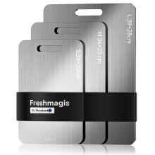 Titanium Chopping Board with Double-Sided Use, Premium Stainless Steel Chopping Board for Kitchen, Easy to Clean, Sturdy and Durable, Antibacterial a