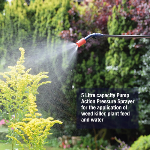 Spear & Jackson Spear & Jackson 5LPAPS 5 Litre Pump Action Pressure Sprayer 2