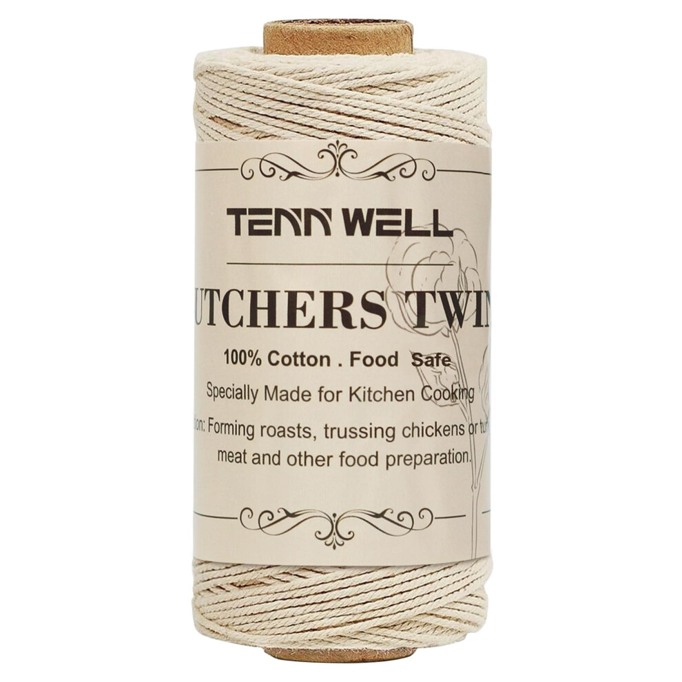 Tenn Well Butchers String, 3Ply 100M Strong Cotton Kitchen Twine Food 86045803