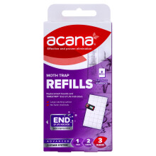 Acana Moth Trap Refills, Pack of 2 Pads - Ideal for Protecting Clothes, Carpets