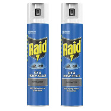 2 x Fly Wasp Killer Rapid Action Spray Can 300ml