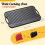 OVERMONT Pre-Seasoned Cast Iron Reversible Griddle Grill Pan with 3