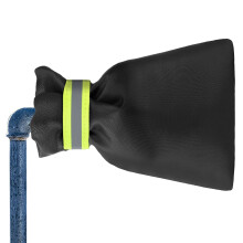 BEEWAY Outdoor Tap Cover for Winter, Large Outside Tap Cover Frost Protector with Reflective Strip, Waterproof Thickened Tap Jacket Protects Your Tap