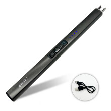 Zanmuk Candle Lighter Electric Lighters - USB Rechargeable Plasma Arc Lighters for Candle (Grey)