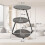 ARTETHYS Side Table Set of 2 Bedside Small Coffee Table with 3 Color LED Li 4