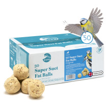 RSPB - Fat Balls, Bird Food for Outside Birds, High Energy Suet Balls, Made in the UK, Delicious and Nutritious, Suitable for Year