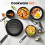 KICHLY Set of 8 Non-Stick Pots and Pans Cookware 5