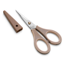 Beaditive Precision Craft Scissors - Ultra Sharp Stainless Steel Blades & Non-Slip TPR Handles - Adult & Kid Scrapbooking Scissors with Safety Cap fo