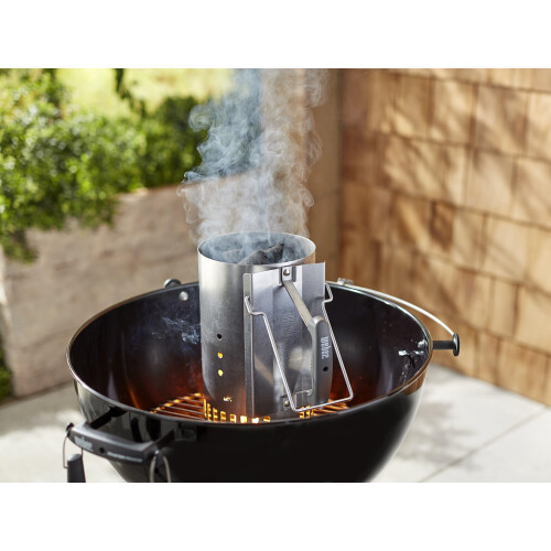 Weber Weber Rapidfire Chimney Starter for Charcoal Barbecues/BBQ Accessory, 2
