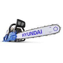 Hyundai HYC6220 62cc Petrol Chainsaw 20 Inch Cutting Bar Includes 2 Chains, Chain Saw Carry Bag, Chain File & 2 Stroke Fuel Mixing Bottle, Cordless G
