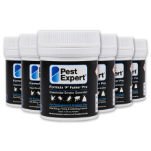 Pest Expert Flea & Cluster Fly Killer Smoke Bombs (6 x 7g) - 240m³ - (7g -TWICE THE SIZE OF MINI SMOKE BOMBS) - Pro Flea Treatment Foggers for the Ho