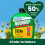 Roundup Roundup Fast Action Pump 'N Go Weed Killer 5L Refill, Clear, 5