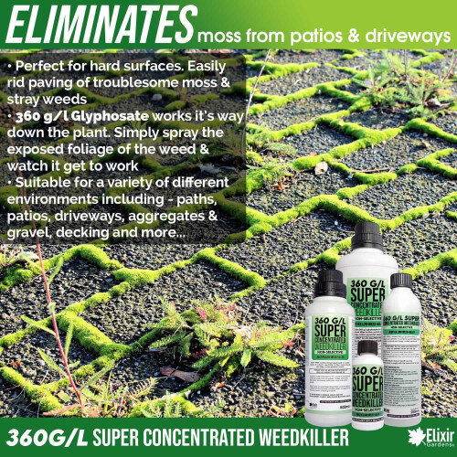 Elixir Gardens 360 g/l Glyphosate Commercial Industrial Strength Weed 2